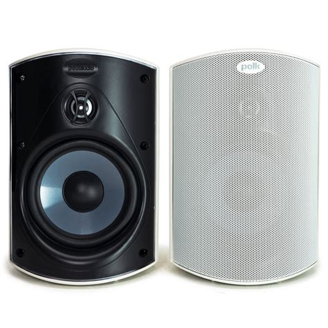 Polk Audio Atrium 4 Outdoor Speakers with Powerful Bass (Pair, White ...