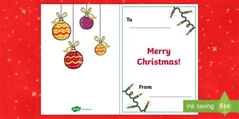 Christmas Note Template | Primary Festive Resource