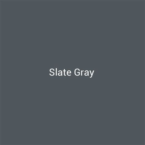 24ga. Slate Gray 12" Color Sample | Slate gray, Slate, Cool roof