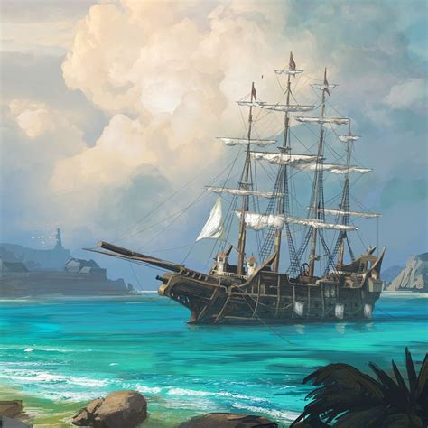 The Argus Ship Map, Old Sailing Ships, Sea Of Thieves, Boat Art ...