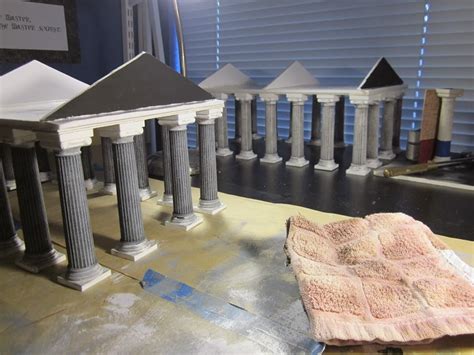 Tides of War: Paint Bench: Building a set of 28mm Greek Temples All ...