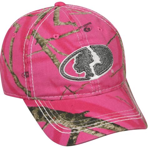 Women's Mossy Oak Camo Cap, Mossy Oak Lifestyles Pink Camo, Adjustable ...