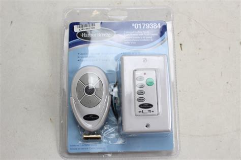 Harbor Breeze Universal Ceiling Fan Remote Control Light Wall Receiver ...