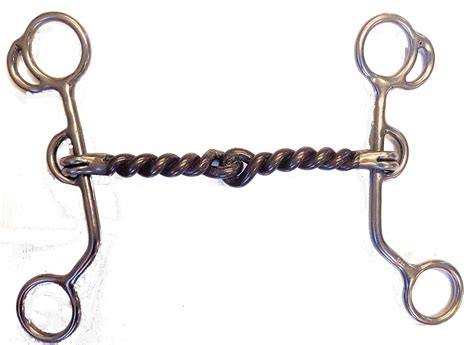 1/2" Twisted Wire Snaffle, 6" Shank