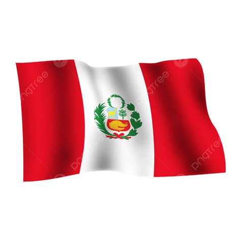 Peru Waving A Flag On Transparent Background, Peru Flag, Peru Waving ...