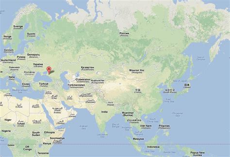 Krasnodar Map - Russia