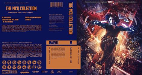 Marvel MCU Collection Phase 4 Blu-ray Cover W/ Case (No Discs) | eBay