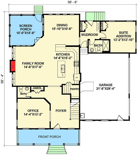 Small Farmhouse Open Floor Plans - Jasmiini pensas