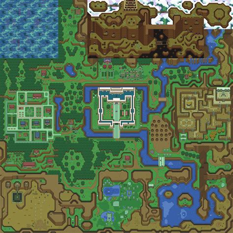 File:Legend of Zelda, The - Link to the Past, A - SNES - Map - Light ...