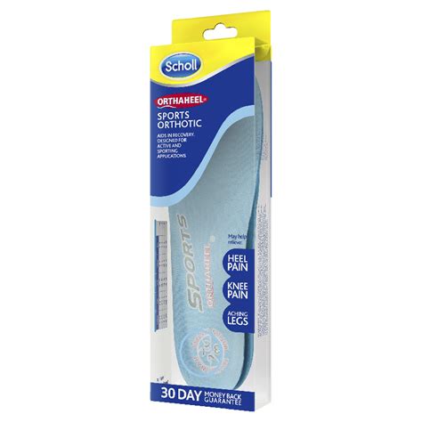 Scholl Orthaheel Sports Orthotic Small - Allcare Warehouse