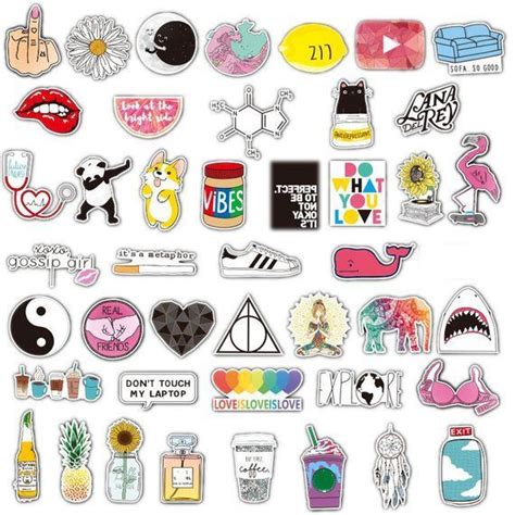 Lovely Girl 45pcs Stickers Pack, Laptop stickers, MacBook stickers ...