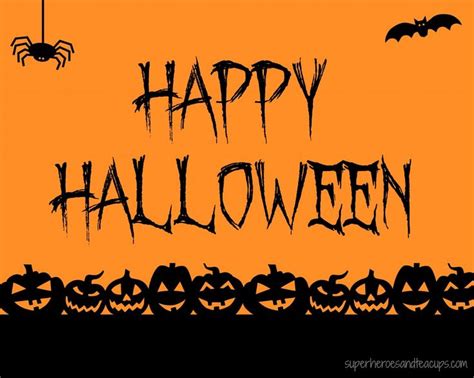 Free Printable - Happy Halloween Sign | Halloween greetings, Halloween ...