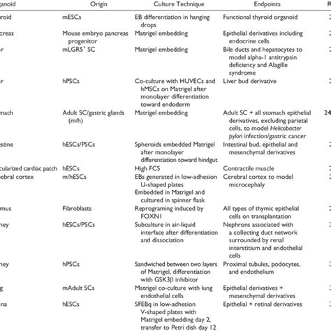 Organoids and Their Origin, Culture Techniques, and Applications ...