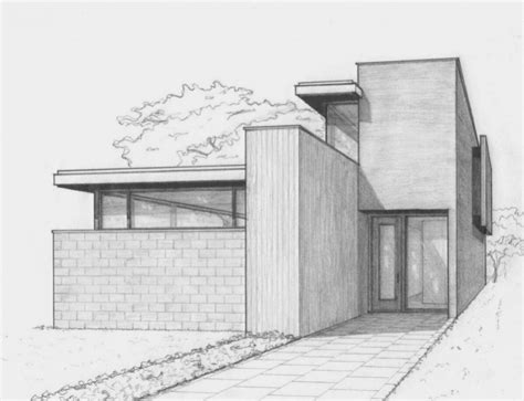 Dessin architectural facile. | House design drawing, Architecture ...