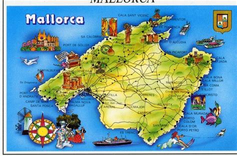 Mallorca map - what to see | Mapas | Pinterest | Search, Love and Maps