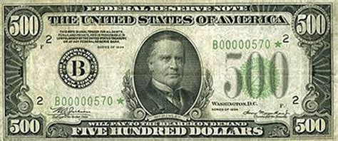 Is There a $500 Bill? | $500 Bill President | Rare Dollar Bills