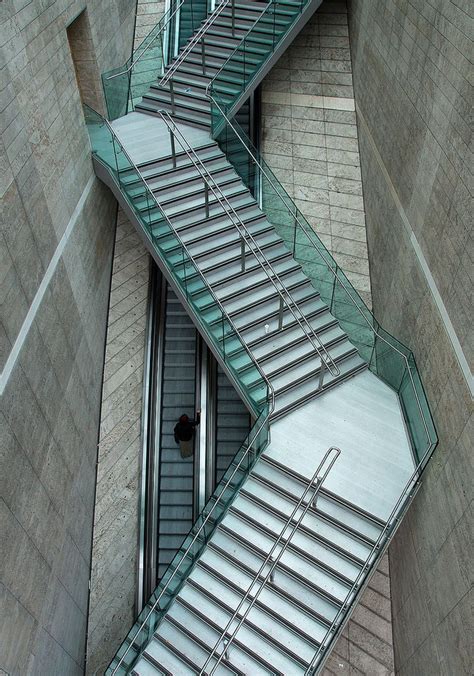 Architecture Modern design : Zig-Zag staircase Liverpool One Stairs ...