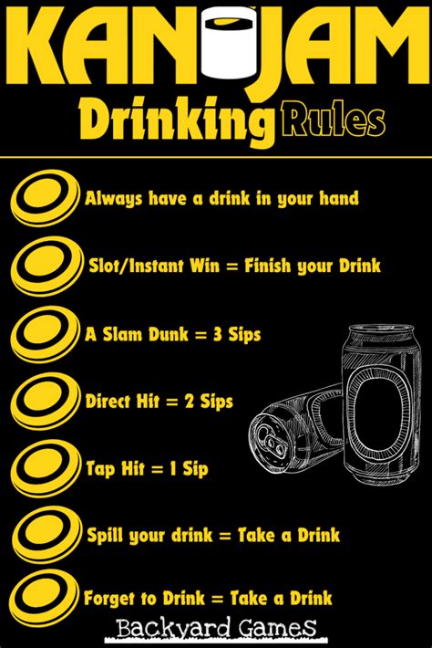 Kan Jam Drinking Rules | The Ultimate Frisbee Drinking Game