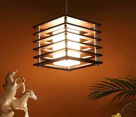 Buy Wooden Hanging Light Online in India at Best Price - Modern Hanging ...