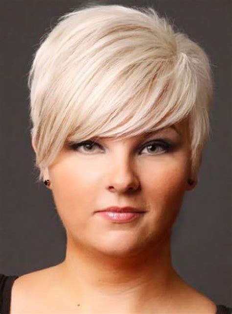 45 Short Hairstyles for Fat Faces & Double Chins - Fashiondioxide