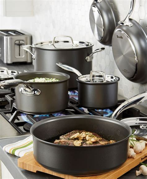 Breville Thermal Pro Hard-Anodized Non-Stick 10" Fry Pan - Macy's