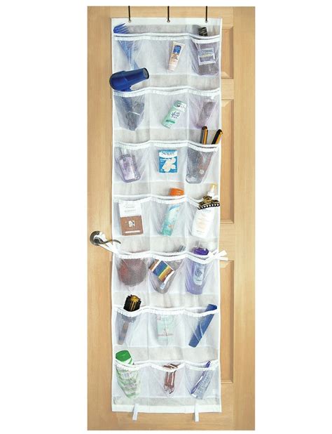 Amazon.com: Pro-Mart DAZZ 42-Pocket Over-the-Door Organizer, White ...