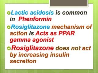 GPAT INSULIN,ORAL HYPOGLYCEMIC AGENTS | PPT | Free Download