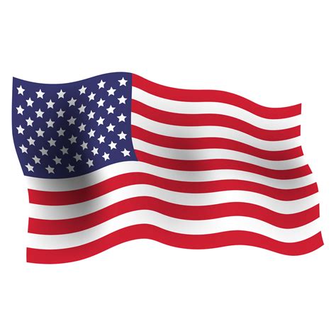 American Wavy Flag Clipart 8470078 PNG