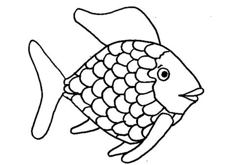 Rainbow Fish Free Picture coloring page - Download, Print or Color ...