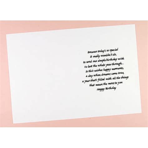 C5 Birthday Verses Card Inserts - Pack of 10 (portrait)