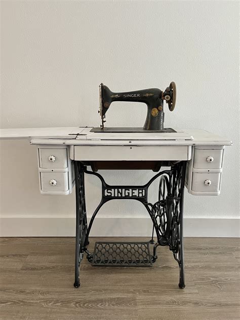 Antique Singer Sewing Machine Table Makeover — Ashley French