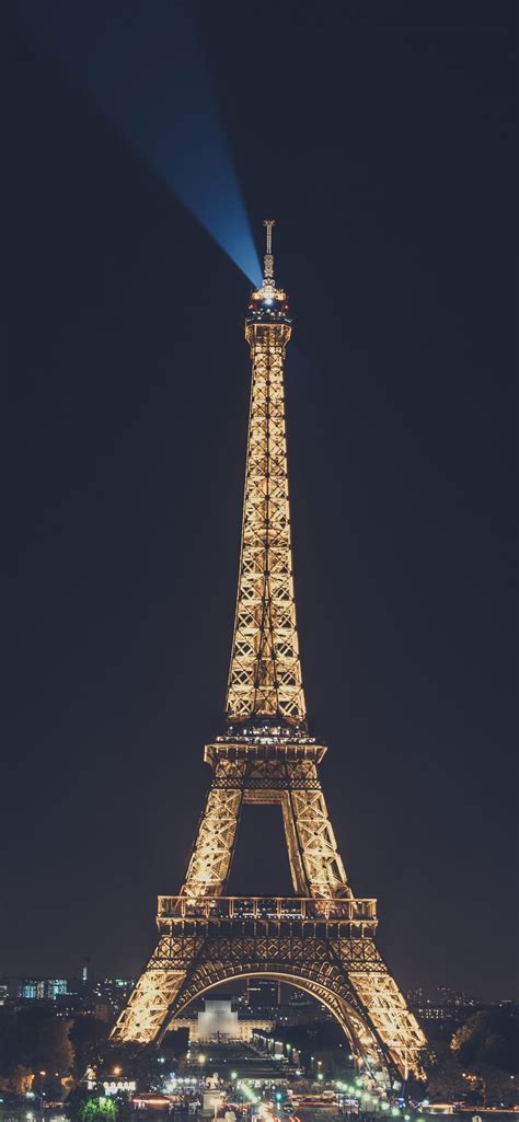 Paris Eiffel Tower Night View Wallpaper Download | MobCup