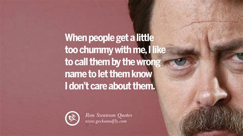 14 Funny Ron Swanson Quotes And Meme On Life