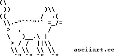 ASCII Art in Animal/Cat