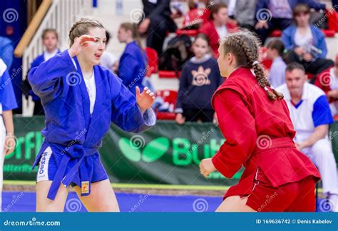 Russia, Vladivostok, 06/30/2018. Sambo Competition among Girls Born in ...