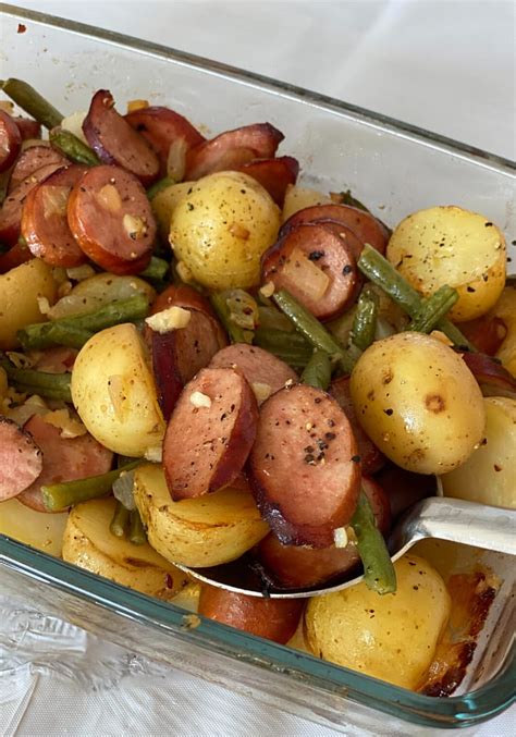 Sausage Green Bean Potato Casserole | 100K Recipes