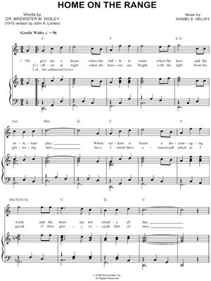 "Home on the Range" Sheet Music - 17 Arrangements Available Instantly ...