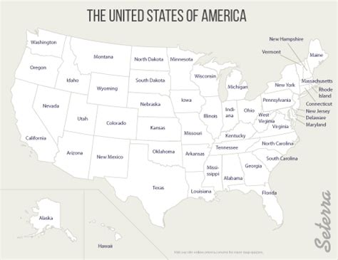 The U.S.: 50 States Printables - Seterra