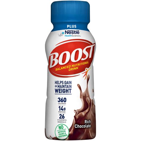 Buy Boost Plus Complete tional Drink, Rich Chocolate, 8 Fl Oz (Pack of ...