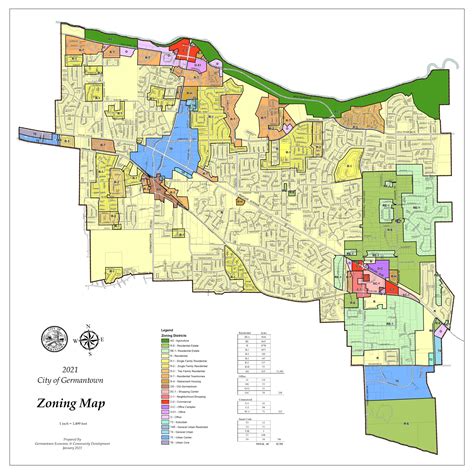 Germantown Zoning Map | City of Germantown