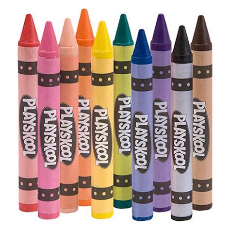 Playskool Jumbo Crayons Non-Toxic 10 Count - Wellnestcares