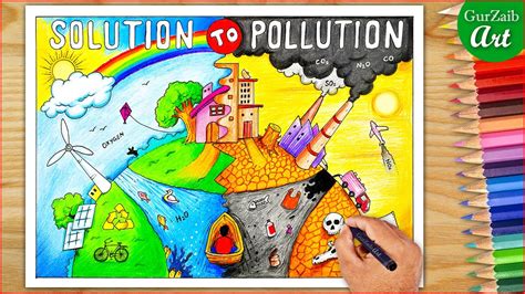 Posters On Air Pollution Drawing