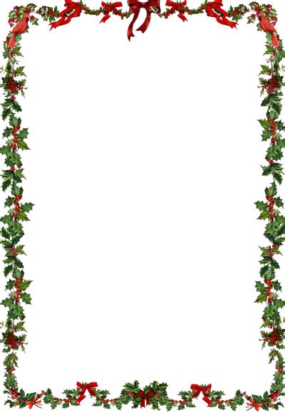 Christmas Border PNG Vector Images with Transparent background ...