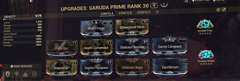 Improvements for my Garuda Prime build to survive SP using light melee ...