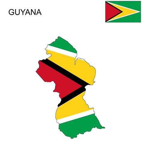 Guyana Flag Map and Meaning | Mappr