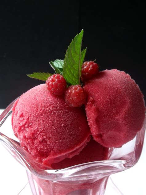 Expériences Gourmandes: Sorbet à la framboise