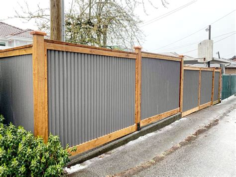 Corrugated Metal Fence Installation | Canada's Best Corrugated Sheet ...