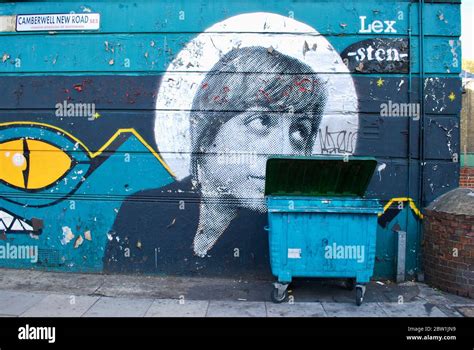 street art, mural, Camberwell, London, England, United Kingdom Stock ...