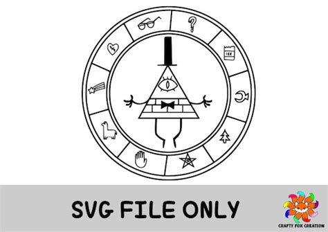 Gravity Falls Bill Cipher SVG - Etsy Australia