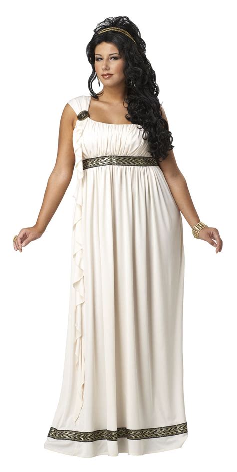 Olympic Goddess Plus Toga Costume | Around the World - Women's Costumes ...